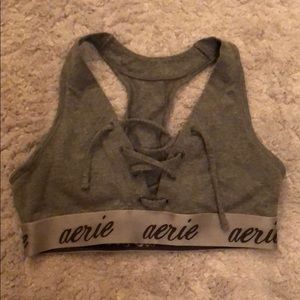 Aerie lace up sports bra